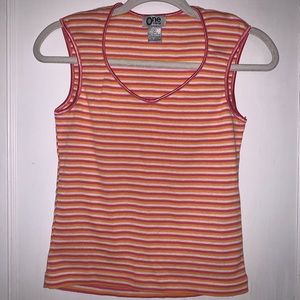 Y2K Style Stripped One Step Up Top